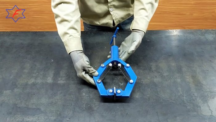 Как сделать мощные зажимные клещи с большим расстоянием захвата