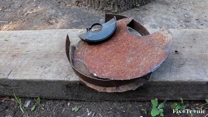 Насадка на дрель из старой болгарки для распиловки древесины