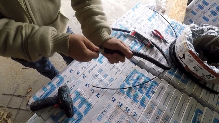 Как сделать вибратор для бетона из хлама