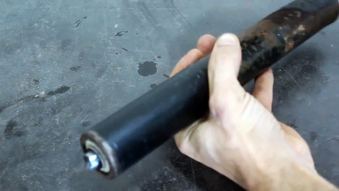 Как сделать бесплатный вибратор для бетона из автомобильного амортизатора