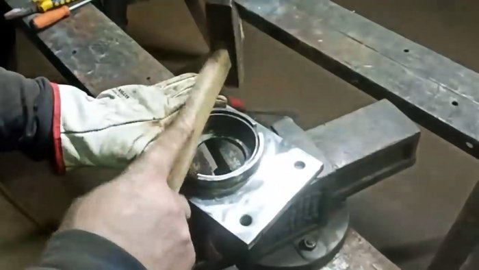 Как без токарки сделать качественный корпус под установку подшипника