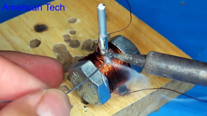 Как сделать высокооборотистый двигатель из болта и гайки