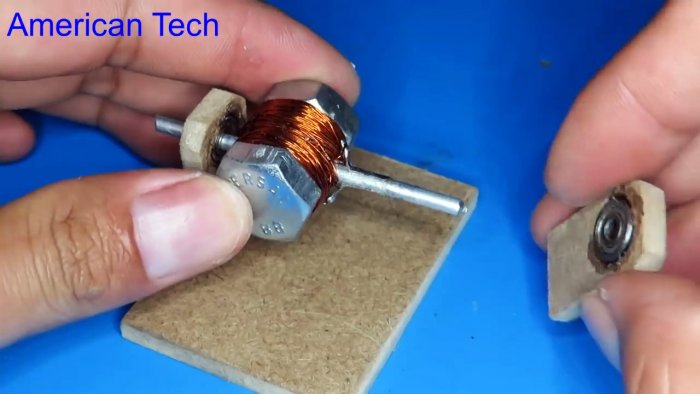 Как сделать высокооборотистый двигатель из болта и гайки