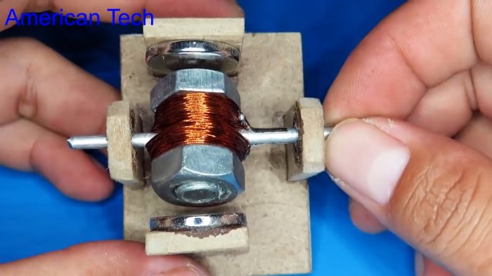 Как сделать высокооборотистый двигатель из болта и гайки