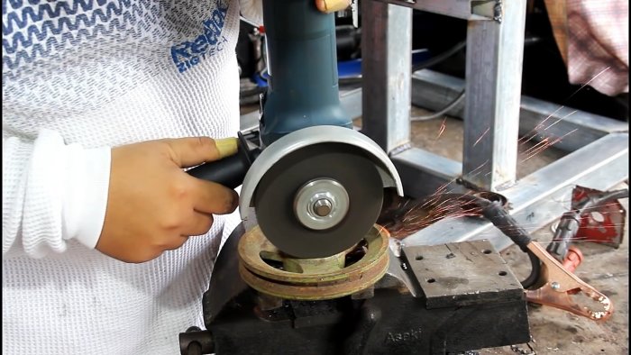 Как из велосипедных колес сделать ленточную пилу