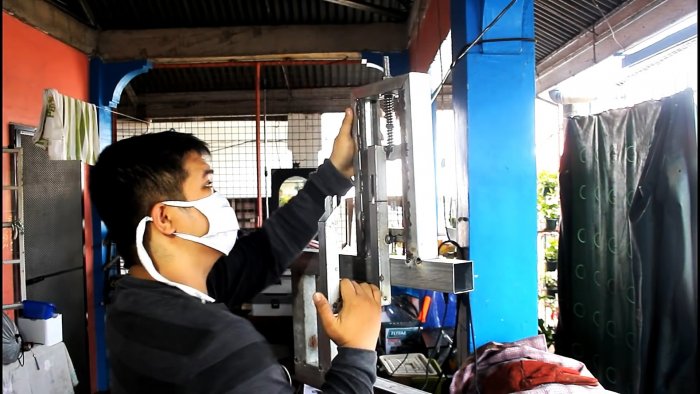 Как из велосипедных колес сделать ленточную пилу