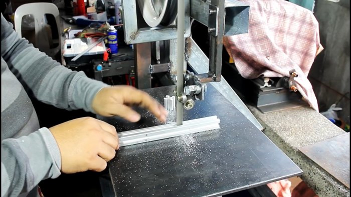 Как из велосипедных колес сделать ленточную пилу