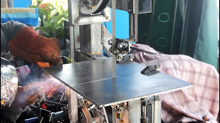 Как из велосипедных колес сделать ленточную пилу