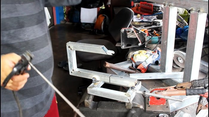 Как из велосипедных колес сделать ленточную пилу