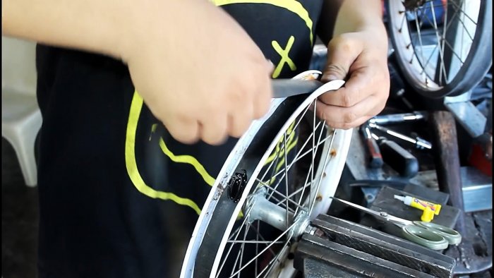 Как из велосипедных колес сделать ленточную пилу