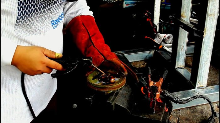 Как из велосипедных колес сделать ленточную пилу