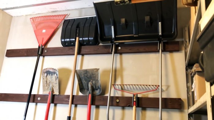 Как организовать хранение садового инструмента чтобы на это приятно смотреть
