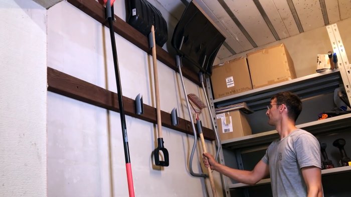 Как организовать хранение садового инструмента чтобы на это приятно смотреть