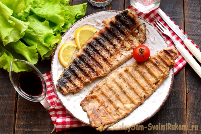 Скумбрия на гриле