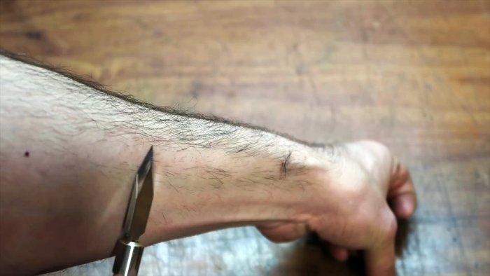 Как выковать резак из шарика подшипника