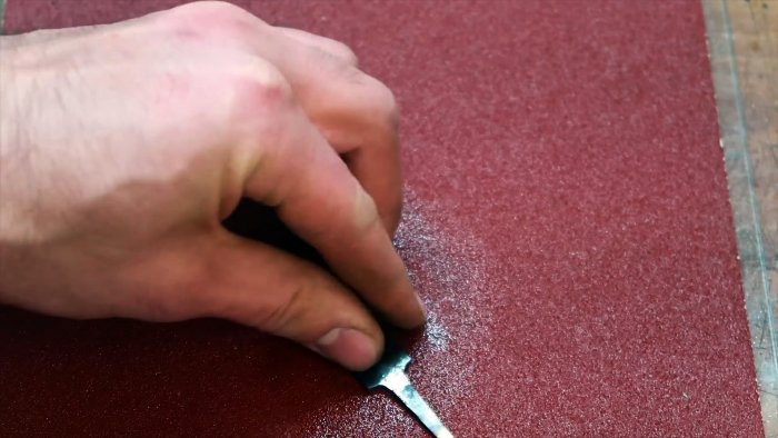 Как выковать резак из шарика подшипника