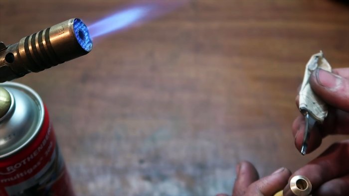 Как выковать резак из шарика подшипника