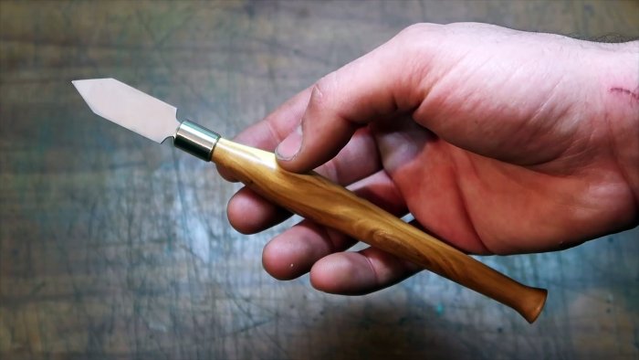 Как выковать резак из шарика подшипника