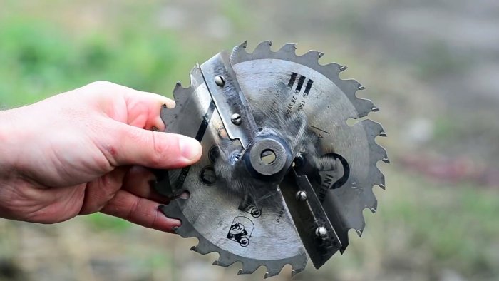 Как из пильного диска сделать надежный бур с накладными лезвиями