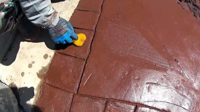 Бетонная садовая дорожка под камень своими руками это не сложно