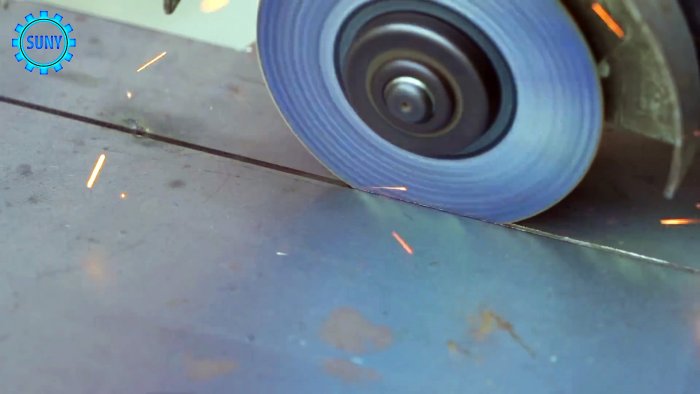 Удобное приспособление из тормозной колодки для сварки труб под прямым углом