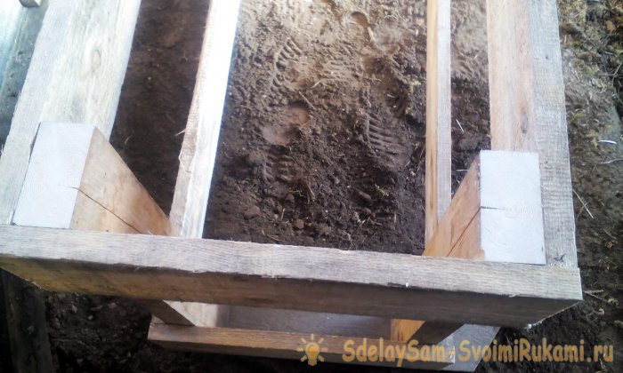 Удобный и простой верстак для торцовки досок