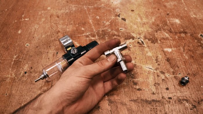 Как из баллончиков от аэрозолей сделать ресивер для компрессора аэрографа