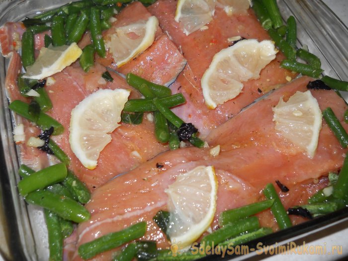 Отличный рецепт запеченной горбуши