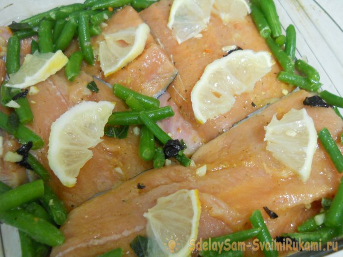 Отличный рецепт запеченной горбуши