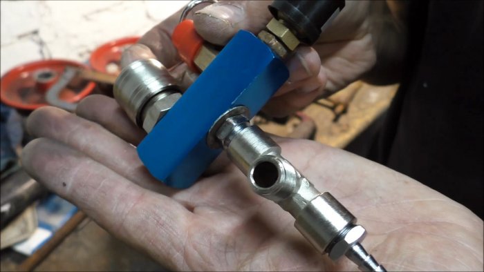 Собираем мини компрессор с ресивером из огнетушителя