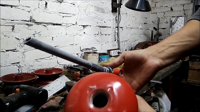 Собираем мини компрессор с ресивером из огнетушителя