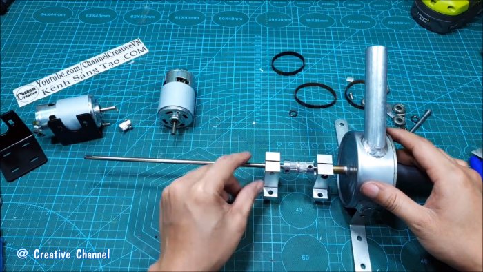 Как из консервных банок сделать мощную помпу на двух моторах