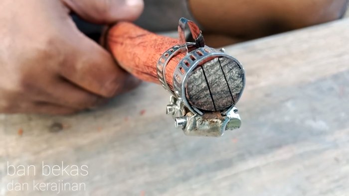 Копеечный инструмент для нарезки протектора на автомобильных шинах