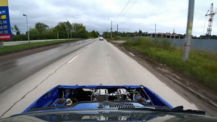 Электро ОКА на двигателях от стиралок и автомобильных аккумуляторах