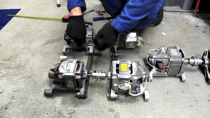 Электро ОКА на двигателях от стиралок и автомобильных аккумуляторах