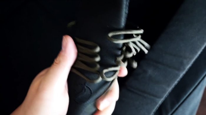 Как завязать паракордовый шнур на рюкзак чтобы он распустился за секунду