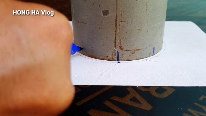 Как ровно сварить трубы с разным диаметром