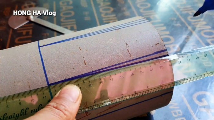 Как ровно сварить трубы с разным диаметром