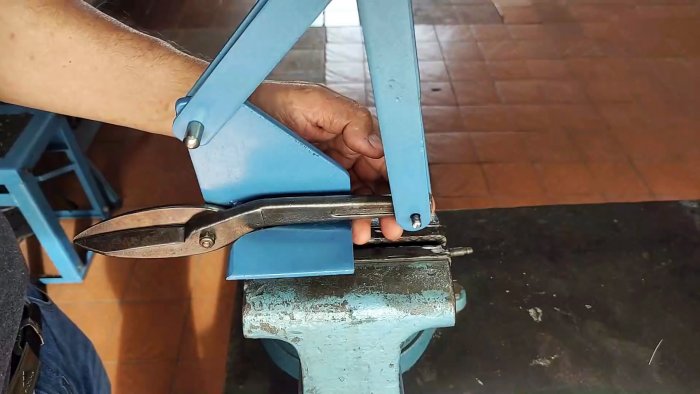 Рычажные ножницы по металлу из обычных
