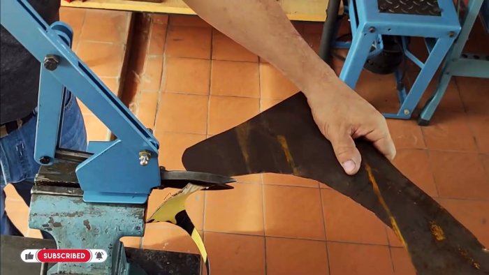 Рычажные ножницы по металлу из обычных