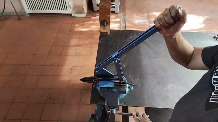 Рычажные ножницы по металлу из обычных