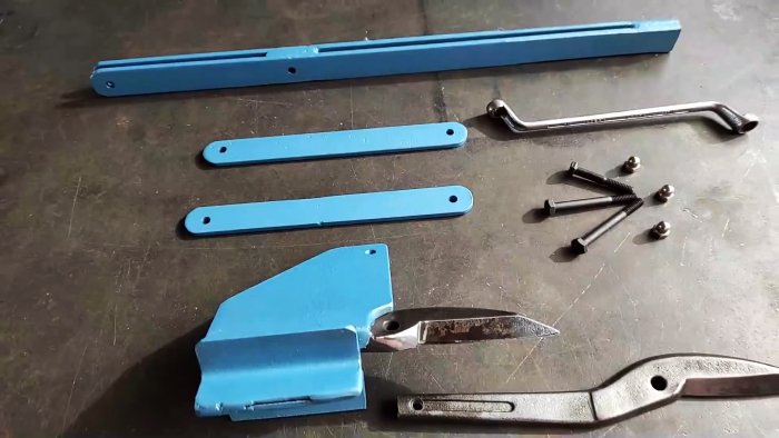 Рычажные ножницы по металлу из обычных