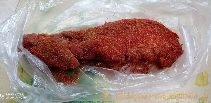 Как приготовить бастурму из свиной вырезки всего из двух ингредиентов без хим добавок