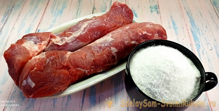 Как приготовить бастурму из свиной вырезки всего из двух ингредиентов без хим добавок