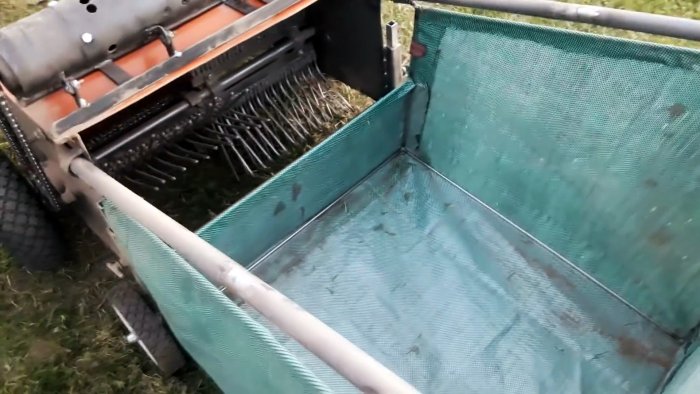 Как сделать механическую щетку для быстрой уборки листвы