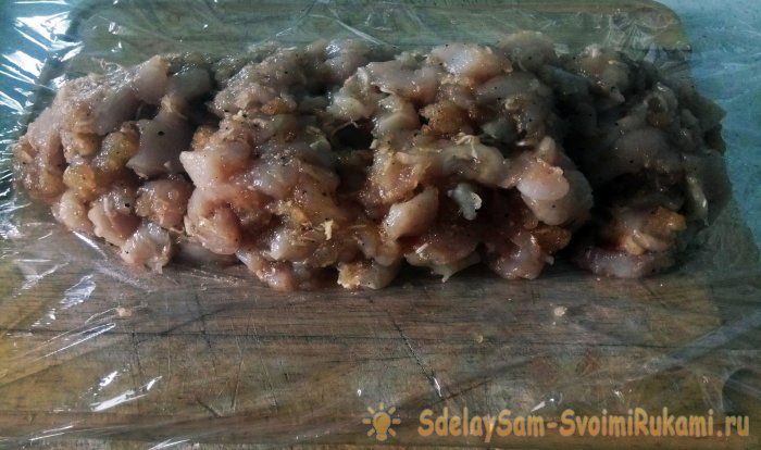 Куриная колбаска быстро вкусно полезно