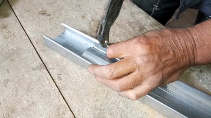 Как надежно соединить CD профиль за 5 сек