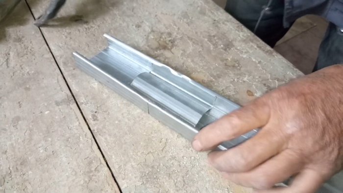 Как надежно соединить CD профиль за 5 сек