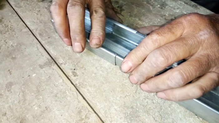 Как надежно соединить CD профиль за 5 сек