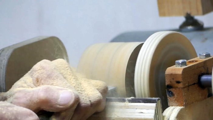 Как без токарки сделать ролики для ленточной шлифовальной машины